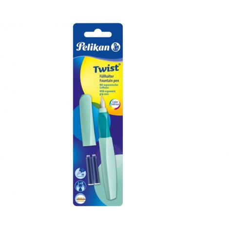 Pióro wieczne Pelikan Twist Miętowo-turkusowe - 4